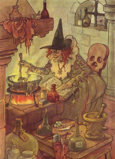 Witchy Wanderings: Halloween Artwork Showcasing Witches in Various Settings